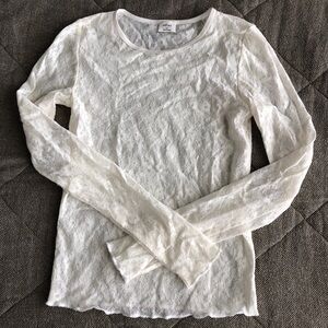Aritzia Wilfred Lace Long-sleeve